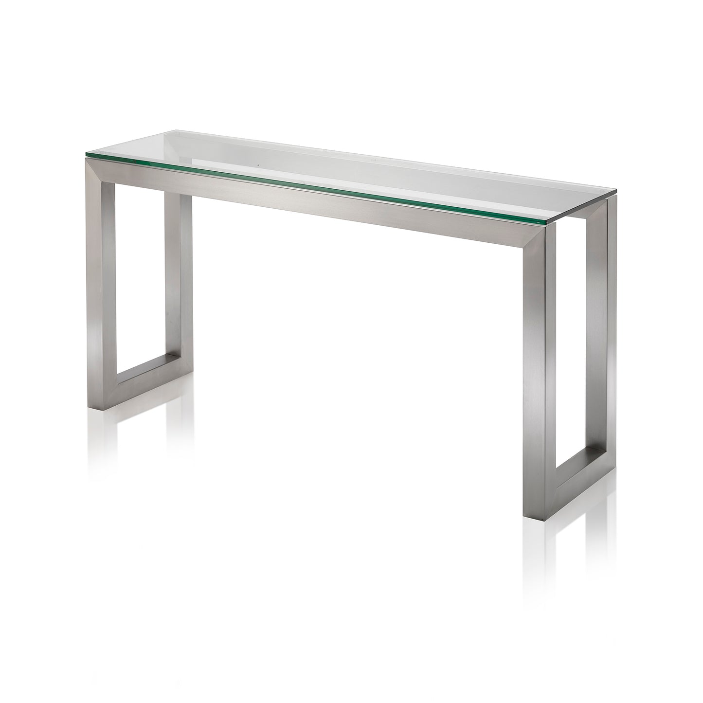 Glass rectangular console table ( 120 x 80 )