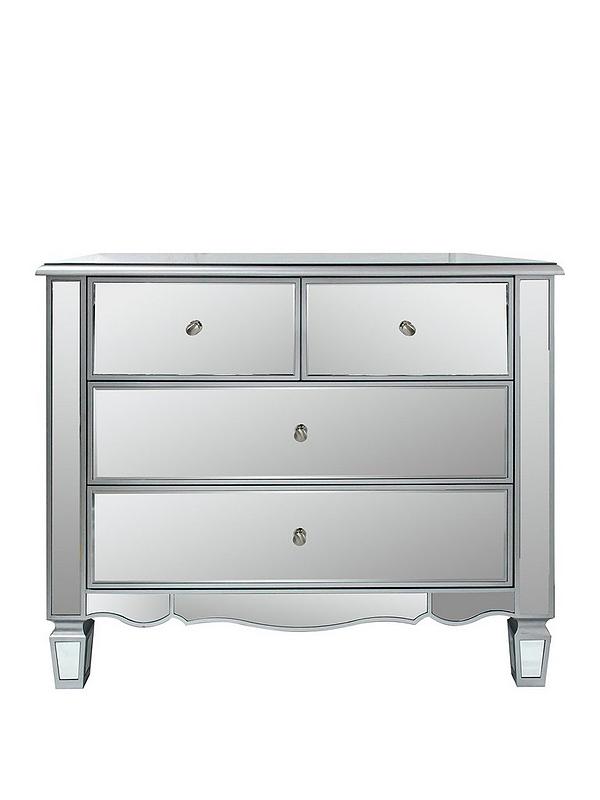 Mirrored chest of drawers