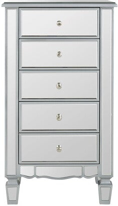 Mirrored chest of drawers 5 piece