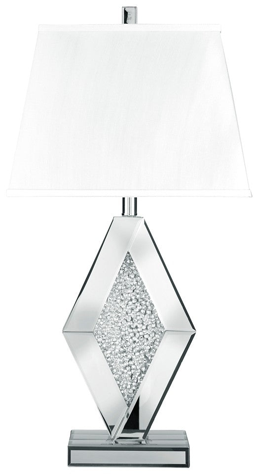 Mirrored table lamp