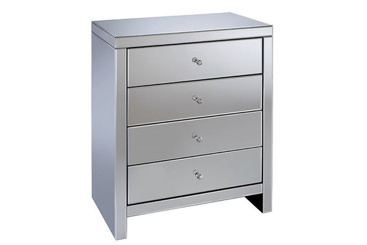 Mirrored chest of drawers 4 piece